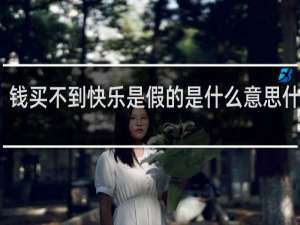 钱买不到快乐是假的是什么意思什么梗