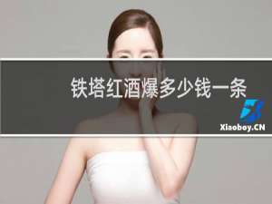 铁塔红酒爆多少钱一条