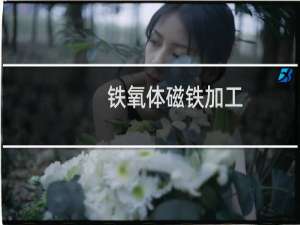 铁氧体磁铁加工