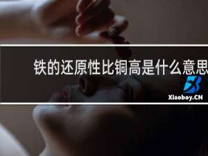 铁的还原性比铜高是什么意思