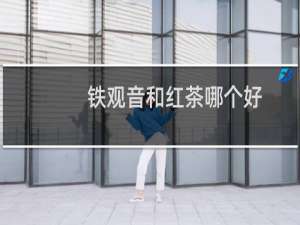 铁观音和红茶哪个好