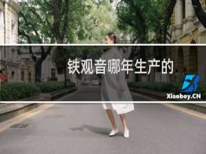 铁观音哪年生产的