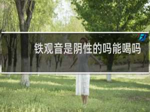 铁观音是阴性的吗能喝吗
