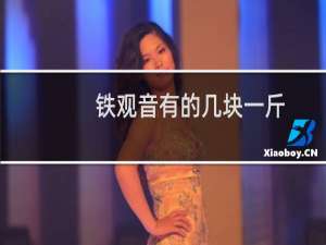 铁观音有的几块一斤