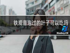 铁观音泡过的叶子可以吃吗