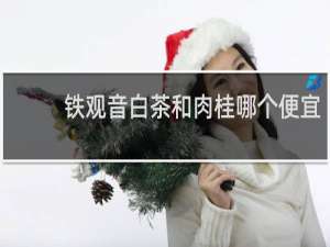 铁观音白茶和肉桂哪个便宜