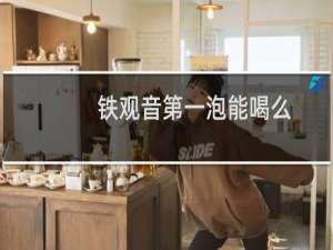 铁观音第一泡能喝么