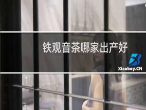 铁观音茶哪家出产好