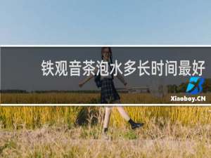 铁观音茶泡水多长时间最好