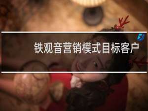 铁观音营销模式目标客户