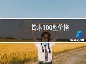 铃木100型价格
