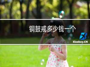铜鼓戒多少钱一个