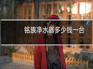 铭族净水器多少钱一台