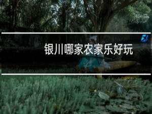 银川哪家农家乐好玩