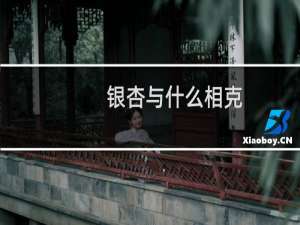 银杏与什么相克