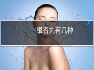 银杏丸有几种