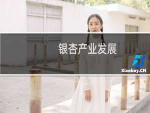 银杏产业发展