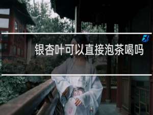 银杏叶可以直接泡茶喝吗