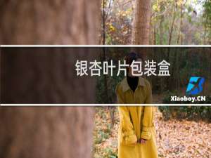 银杏叶片包装盒