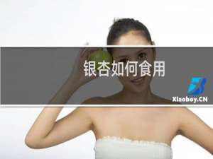 银杏如何食用