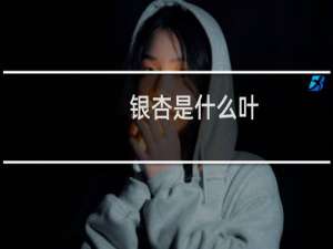 银杏是什么叶