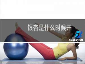 银杏是什么时候开