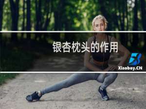 银杏枕头的作用