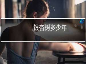 银杏树多少年