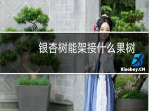 银杏树能架接什么果树