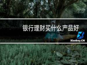 银行理财买什么产品好