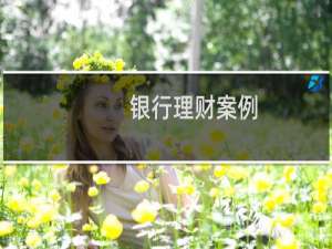 银行理财案例