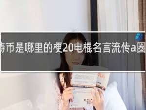 铸币是哪里的梗 电棍名言流传a圈什么梗