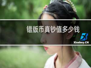 错版币真钞值多少钱