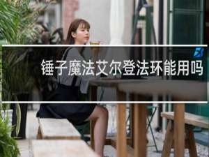 锤子魔法艾尔登法环能用吗