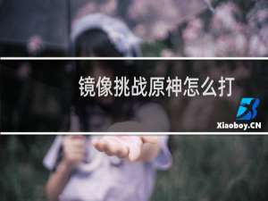 镜像挑战原神怎么打