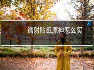 镭射贴纸原神怎么买