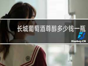 长城葡萄酒尊醇多少钱一瓶