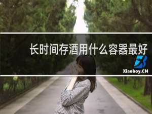长时间存酒用什么容器最好