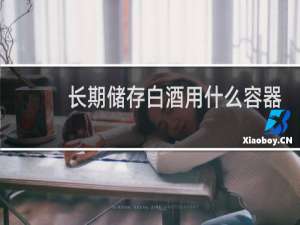 长期储存白酒用什么容器