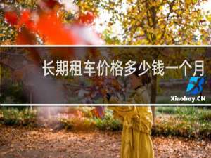 长期租车价格多少钱一个月