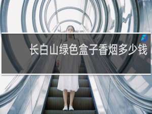 长白山绿色盒子香烟多少钱