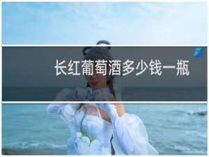 长红葡萄酒多少钱一瓶