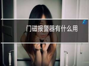 门磁报警器有什么用