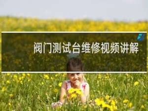阀门测试台维修视频讲解