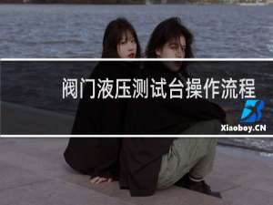 阀门液压测试台操作流程