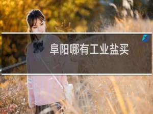 阜阳哪有工业盐买