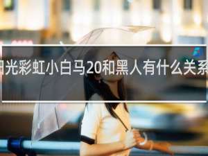 阳光彩虹小白马 和黑人有什么关系什么梗