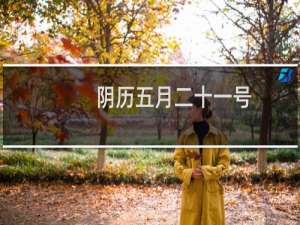 阴历五月二十一号