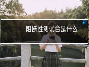 阻断性测试台是什么