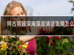 阿古丽娅深海藻泥清洁面膜怎么样